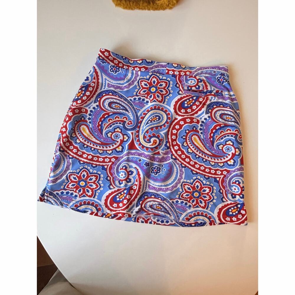 Peter millar paisley golf/ tennis skirt- Size M